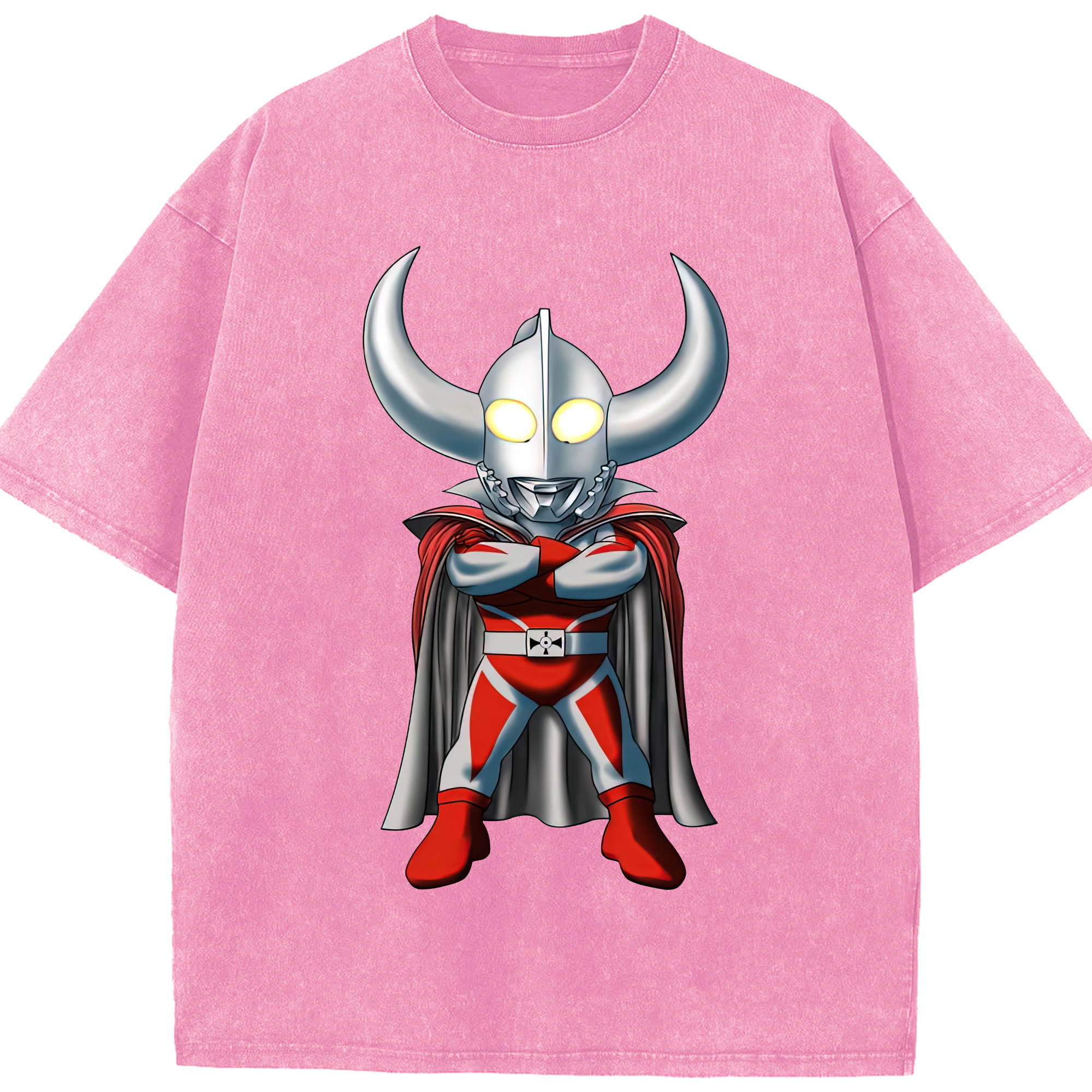 （画像用） ウルトラマン Ultraman 綿100% ヴィンテージ風 半袖Tシャツ（フロントプリント）